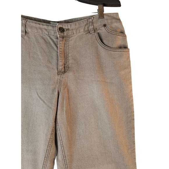 Christopher & Banks Petit Women's Jeans Modern Fit Size 14 P 36x28 Light Brown - Picture 4 of 7